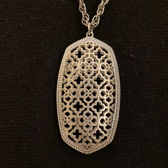 Authentic Tory Burch Silver Necklace - Picture 2 of 6